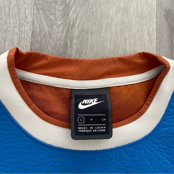 Nike Sportswear Women Tech Pack Blue Crew Top (930765-403) Size Small - Picture 3 of 7